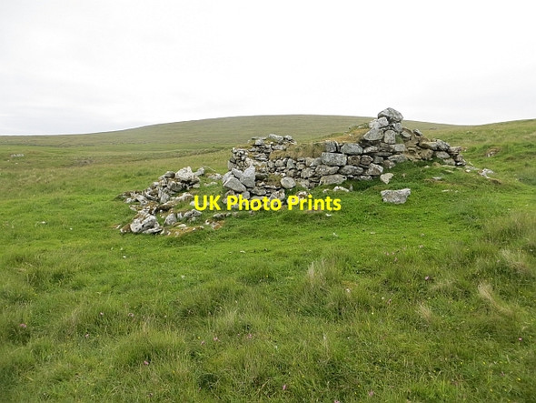 Photo 6"x4" Ruin near Russetter Herra\/HU6091 c2013