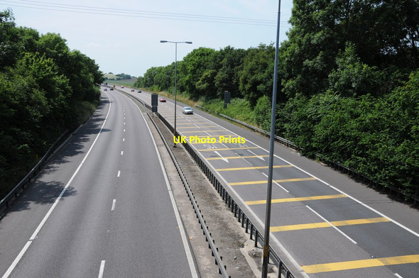 Photo 6"x4" The M50 motorway at Strensham Hill End\/SO9037 c2013