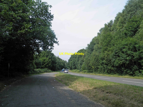 Photo 6"x4" Large layby on the A494 Brithdir\/SH7618 c2013