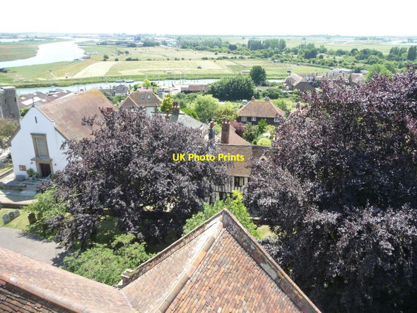 Photo 6"x4" View south-south-east from Rye Church tower Rye c2013