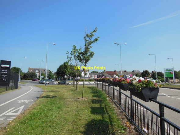 Photo 6"x4" Flower boxes on Brighton Street, Hull Kingston upon Hull c2013