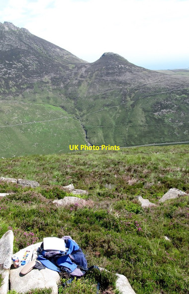 Photo 6"x4" Wee Binnian from the summit of Slievenaglogh Attical c2013