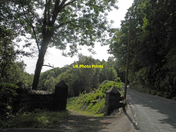 Photo 6"x4" Gateposts off the B4572 Penglais, Aberystwyth Aberystwyth c2013