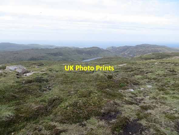 Photo 6"x4" Moorland near the summit of Mid Ward Busta\/HU3466 c2013