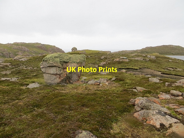 Photo 6"x4" Granite boulder, Rusness Gillarona c2013