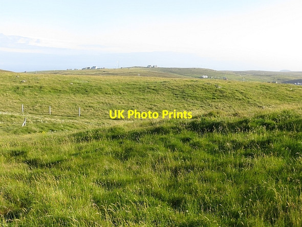 Photo 6"x4" Grassland, Hamnavoe Braehoulland c2013