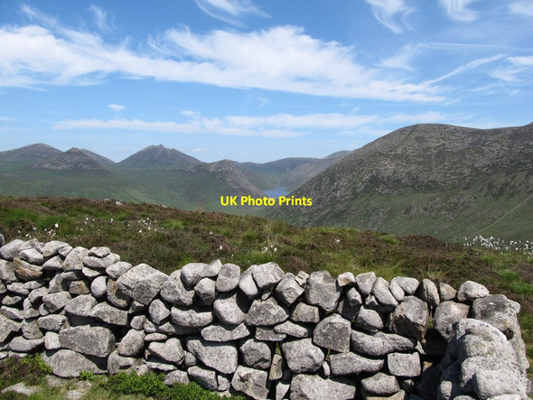 Photo 6"x4" The summit of Slievenaglogh from the Mourne Wall stile Attical c2013