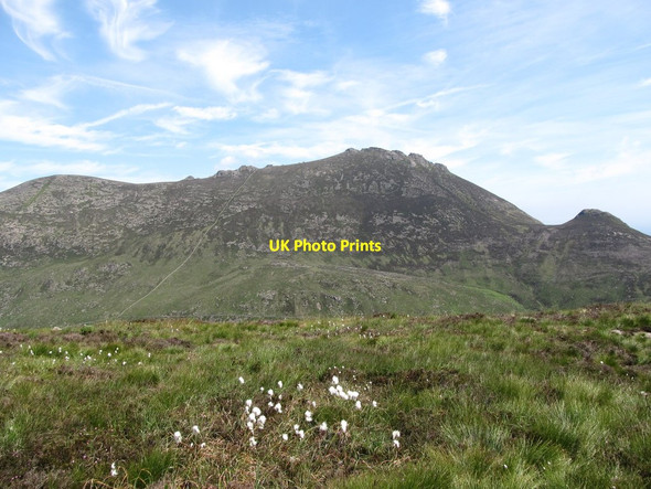 Photo 6"x4" The boggy summit plateau of Slievenaglogh Attical c2013