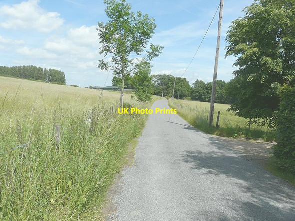 Photo 6"x4" Looking east-northeast along Brick Kiln Lane Broad Ford c2013