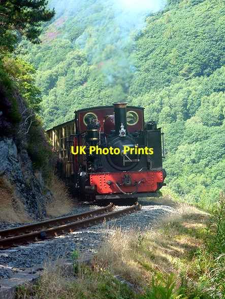 Photo 6"x4" Train approaching Devil's Bridge\/Pontarfynach c2013