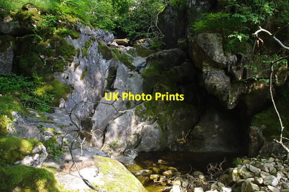 Photo 6"x4" Dry waterfall, Ease Gill Cow Pot c2013