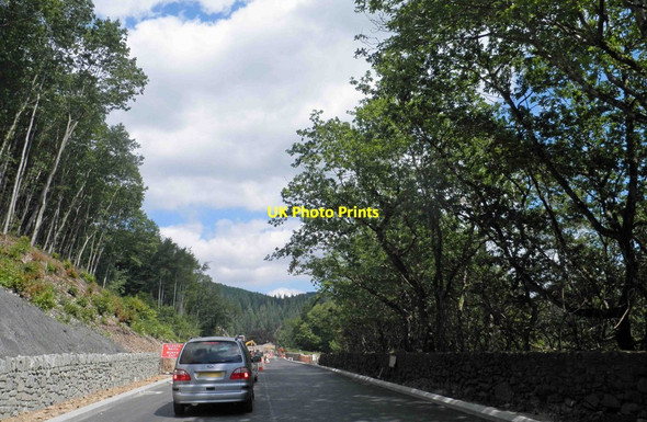 Photo 6"x4" A470 road improvements Hafod-y-fedw Nannau c2013