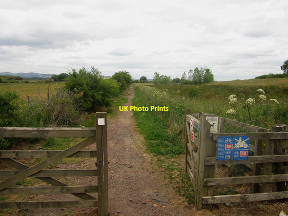 Photo 6"x4" Gate to permissive cycle route Doddington\/NT9932 c2013