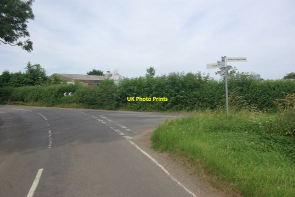 Photo 6"x4" Road junction south of Crick Crick\/SP5872 c2013