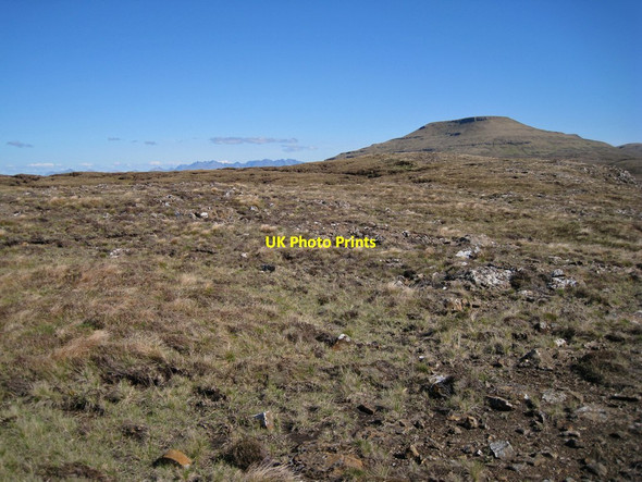 Photo 6"x4" Across the summit of Beinn an  Fhraoich D\u00f9n Colbost c2013