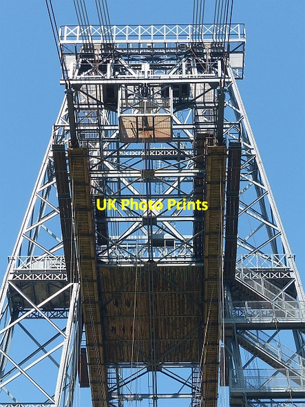 Photo 6"x4" Looking upward at the eastern end of Newport Transporter Bridge Newport\/Casnewydd c2013
