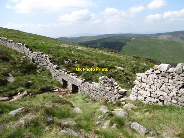 Photo 6"x4" Water gutters in the Batt's Wall Hilltown\/J2128 c2013