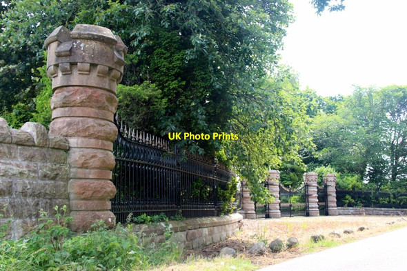 Photo 6"x4" West Gates, Skibo Castle Ospisdale c2013
