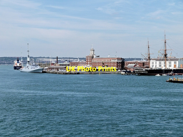 Photo 6"x4" Naval Dockyard, Portsmouth Portsea c2013