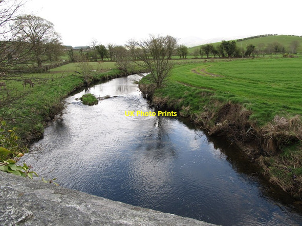 Photo 6"x4" The meandering Bann above Bannfield Bridge Rathfriland c2013