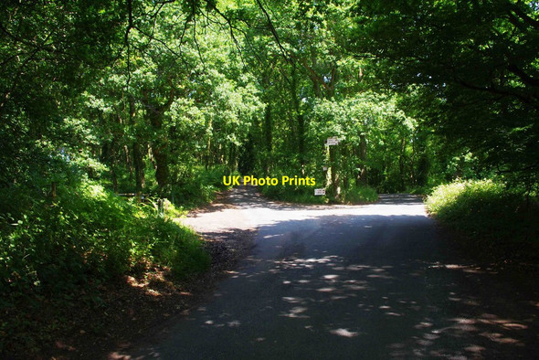Photo 6"x4" Road junction on Titton Lane, near Hartlebury, Worcs Stourport-on-Severn c2013