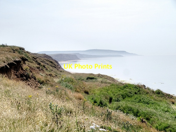 Photo 6"x4" Cliff View from Isle of Wight Pearl Brighstone c2013