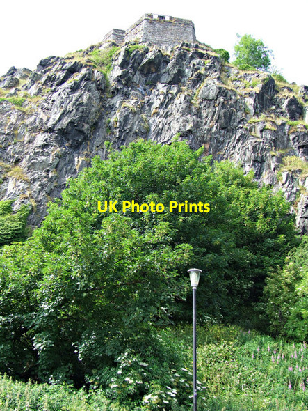 Photo 6"x4" Dumbarton Rock and Castle Dumbarton c2013