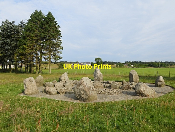 Photo 6"x4" Cullerlie stone circle Redhill\/NJ7704 c2013