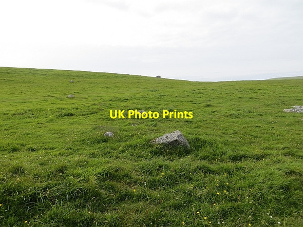 Photo 6"x4" Grassland, Symblisetter Noss\/HU3516 c2013