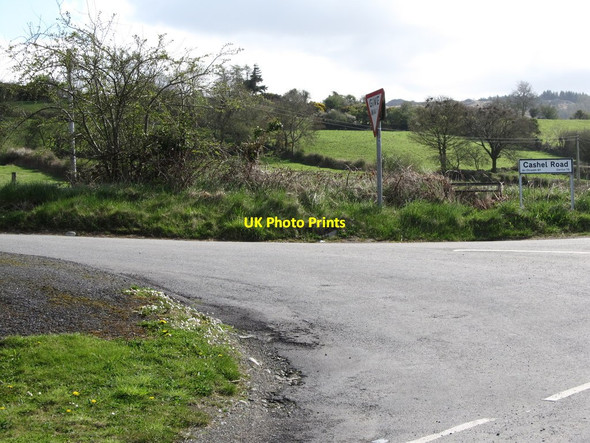 Photo 6"x4" The entrance into Cashel Road from Carrive Road Forkhill c2013