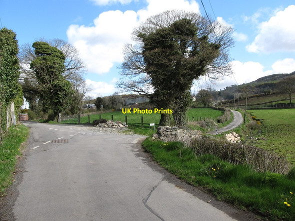 Photo 6"x4" The junction of Cashel Road and Cranny Road Forkhill c2013