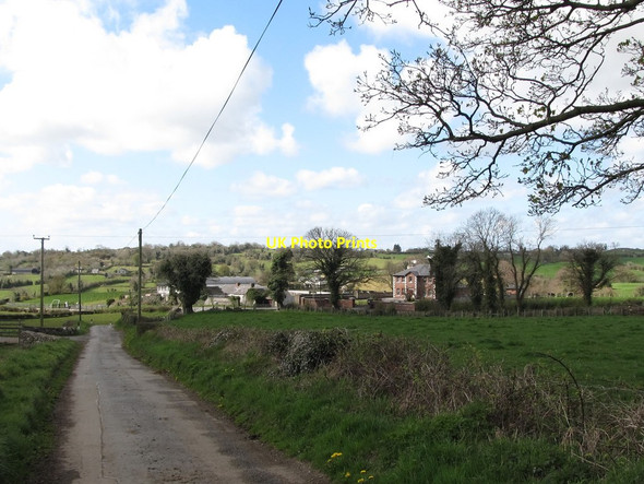 Photo 6"x4" Settlement at the junction of Cranny Road and Cashel Road Forkhill c2013