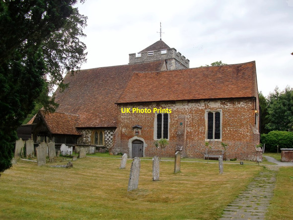Photo 6"x4" St Giles's church, Stoke Poges Stoke Green c2013