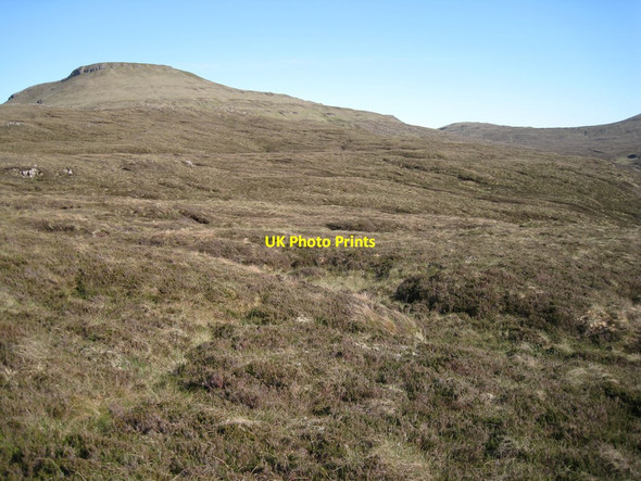 Photo 6"x4" North facing slope of Healabhal Mh\u00c3\u00b2r Skinidin c2013