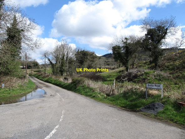 Photo 6"x4" Quilly Road from Carrive Road Forkhill c2013