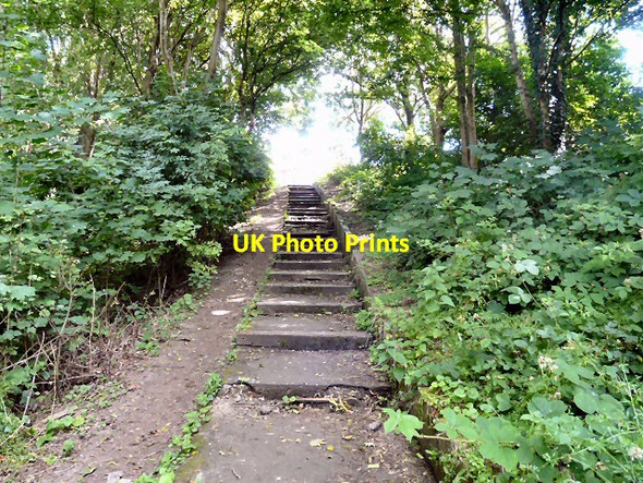 Photo 6"x4" Steps to New Bridge Lane Stockport\/SJ8990 c2013