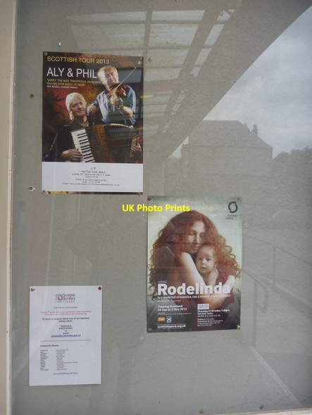 Photo 6"x4" Roxburghshire Townscape : Forthcoming Attractions at Tait Hall, Kelso Kelso c2013