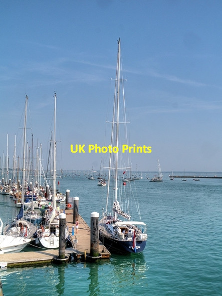 Photo 6"x4" Cowes Marina Cowes c2013