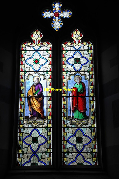 Photo 6"x4" Stained glass window, Hardwicke church Hardwicke\/SO2643 c2013