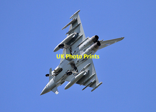 Photo 6"x4" A Eurofighter Typhoon at RAF Leuchars Guardbridge c2013