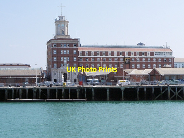 Photo 6"x4" Semaphore Building, HMNB Portsmouth Harbour Portsea c2013