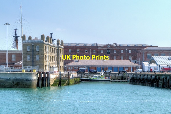 Photo 6"x4" Kings Stairs Jetty, Portsmouth Harbour Portsea c2013
