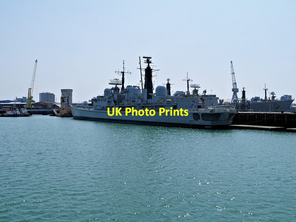 Photo 6"x4" Portsmouth Harbour, Royal Navy Dockyard Portsmouth\/SU6501 c2013