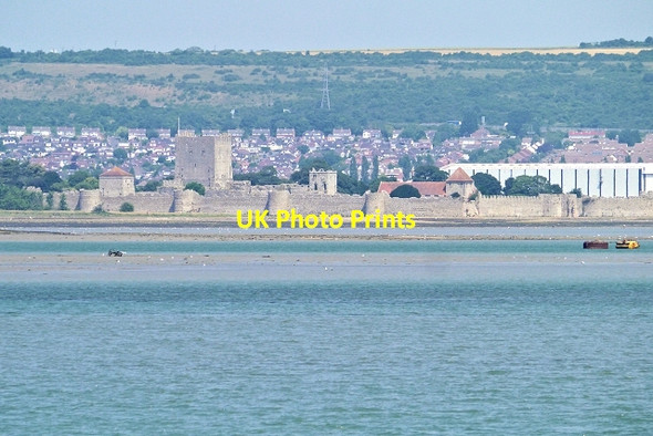 Photo 6"x4" Portchester Castle, Portsmouth Harbour Port Solent c2013