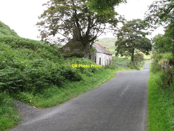 Photo 6"x4" An abandoned farmstead below Legananny Mountain Finnis c2011