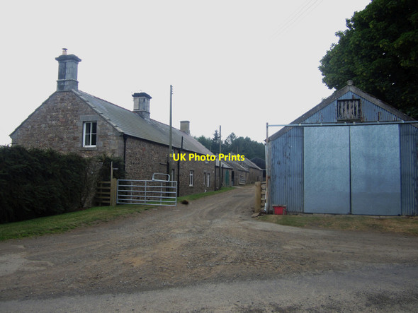 Photo 6"x4" Entrance to Kettleburn farm Detchant c2013