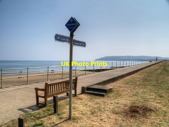 Photo 6"x4" The Coastal Path at Yaverland Sandown c2013