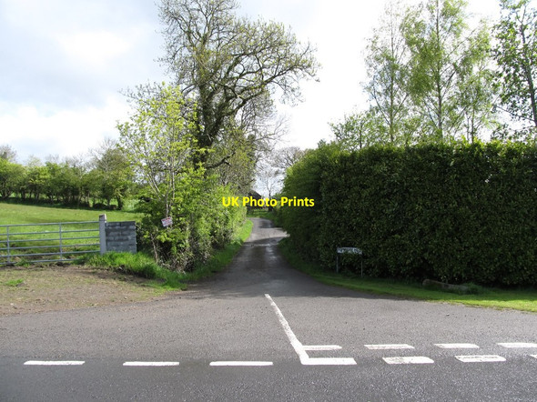 Photo 6"x4" Entrance into Eshwary Hill road off Carrickcroppan Road Camlough c2012