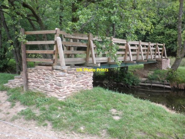 Photo 6"x4" New footbridge, on the Exe, near Nethercote North Court\/SS8537 c2013