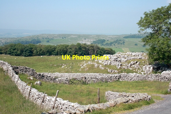 Photo 6"x4" Field System at Winskill Stones Settle c2013